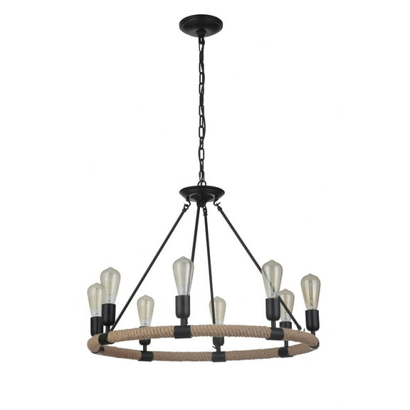 51728-FB Craftmade Lighting Dillon - Eight Light Chandelier - 30.08 inches wide by 23.43 inches high -Traditional Installation