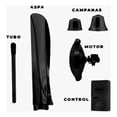 thumbnail image 3 of Ventilador Industrial Negro 5 Aspas Myvent Huracan 85w 110v, 3 of 4