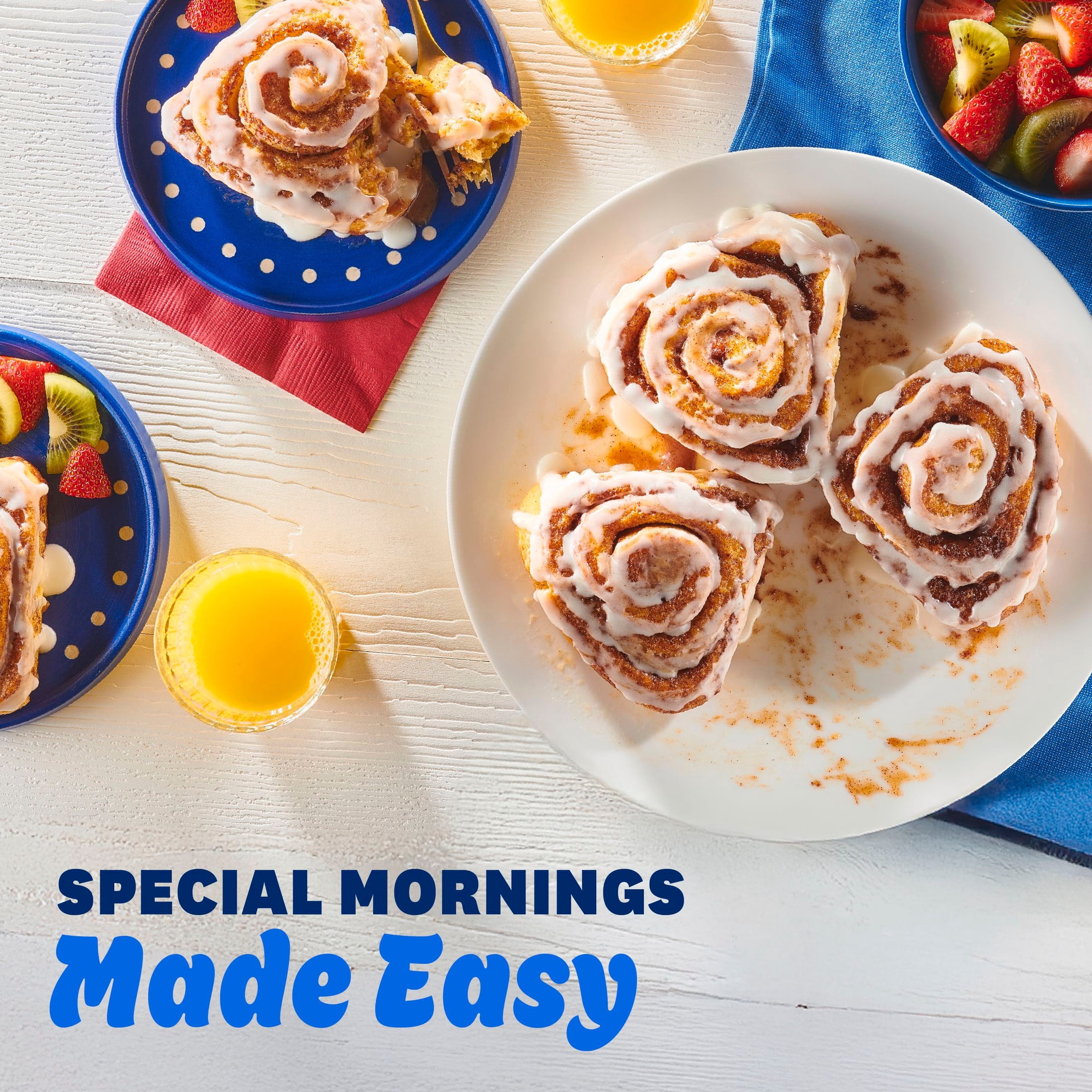 Pillsbury Cinnamon Rolls with Cream Cheese Icing, Refrigerated Canned Pastry Dough, 8 Count., 12.4 oz