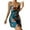 Blue, variant on TSADFHJI Silk Robes for Women Long Border Silk Sexy Loungewear Simple Casual Backless Suspender Shorts Set Silk Pajamas Women S Black