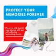 thumbnail image 5 of 10mil Self-Adhesive Cold Laminating Sheets (120 Variety Count) Letter, Photo, Card, Notecard, I.D. Badge and Business Card Sizes. No Heat, No Machine needed, Easy Self-Sealing Pouches, 5 of 6