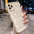 thumbnail image 3 of Water Ripple Pattern Case for iPhone 11 Pro Max Soft TPU Shockproof Camera Protective Back Cover for Women Girl Curly Wave Frame Phone Case for iPhone 11 Pro Max 6.5 Inch Silver, 3 of 12