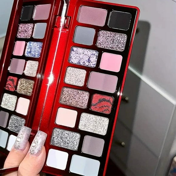 ZOUBAOQ Kapeine 16-color Palette Natural Everyday Makeup Colorful Palette Playful Multi-shade Lime L9j7