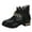 C224/Black, variant on XIYON Boots For Girls Mesh Lace Shoes Fashion Mesh Lace Boots Non Slip Breathable 4-4.5 Years