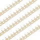 thumbnail image 1 of Cinta de encaje metálico con forma de estrella de 5 yardas, cinta dorada tejida con trenza de 1 pulgada de ancho, cinta de encaje para bordar con borde de estrella, cinta decorativa, 1 of 9