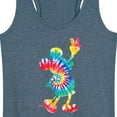 thumbnail image 3 of Mickey & Friends - Mickey Silhouette Peace Tie Dye - Women's Racerback Tank Top, 3 of 5