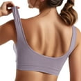 thumbnail image 7 of BAODANN Women's Seamless MID Solid Color Sports Bra with Removable Bra Pad I Will Win Sports Bra Womens Yoga Sports Bra Top Underwire Sports Bra A Sports Bra Bra Tops for Women Sports, 7 of 7