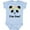 AE-Light Blue, variant on First Birthday Panda 1 Year Old Girl Girls Baby Bodysuit