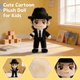 thumbnail image 2 of Michael Plush Doll, Cute Pop Star Inspired Plush Doll - Soft Stuffed Collectible Figure, Unique Gift for Music Fans 9.84", 2 of 5