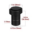 thumbnail image 2 of Chendee Pack Of 6 Aluminium Alloy Bench Hooks Bench Dog Clamp Woodworking Table Clamping,19Mm Black, 2 of 9