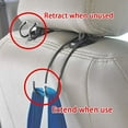 thumbnail image 4 of EIMELI 4 Pack Seat Back Organizers, Universal Organizer Hooks Car Headrest Hangers Hooks, Bag Organizers Rack and Hanger, Strong and Durable Auto Backseat Storage Hooks (Silver), 4 of 6