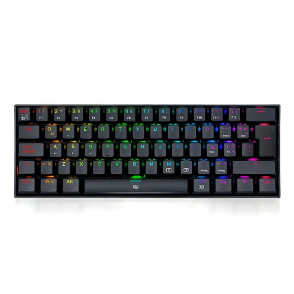 Teclado gamer Redragon K630RGB Dragonborn alámbrico, mecánico, Switch Brown, conexión USB Tipo-C