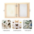 thumbnail image 3 of YUYUETIME Microscope Slide Storage Cabinet in Beige Wood for Specimen Storage 1Pack 25 Slots 5.03x4.17x1.38in, 3 of 8