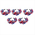 thumbnail image 1 of 5 Uds. Diadema Deportiva Azul, y Roja para Hombres y Mujeres, Banda para el Pelo, Diadema Deportiva, Diadema, Accesorios para el Cabello, 1 of 5