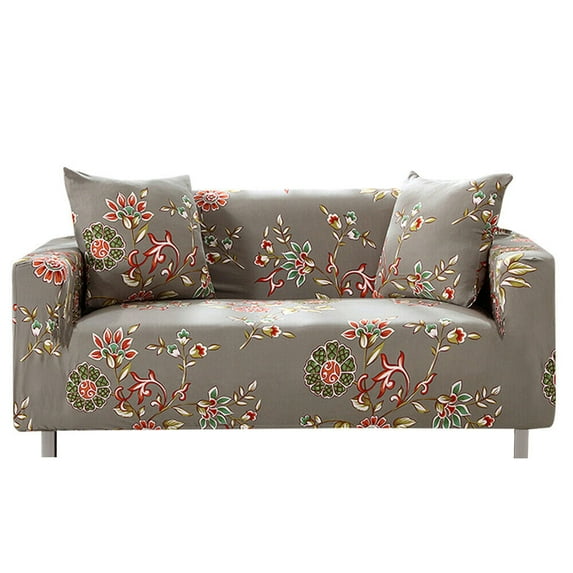 Printed Sofa Slipcover Stretch Couch Covers Cover Elastic Universal Furniture Protector for Living Room Non Slip Sofa Covers