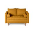 thumbnail image 2 of Sofá Love Seat 2 Plazas Makora Fallon Lino Mostaza, 2 of 7