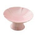 thumbnail image 2 of FashionCha Ceramic Dessert Stand Footed Fruit Plate for Cupcakes Donuts Kitchen Counter Pink, 2 of 9