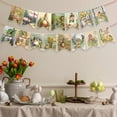 thumbnail image 2 of C Easter Themed Party Banners Decorative Hanging Flags With High-Grade Thickened Paper Colorful Theme Design Pre-Cut Ropes And Adjustable Length For Easter Parties Birthday Celebrations We, 2 of 6
