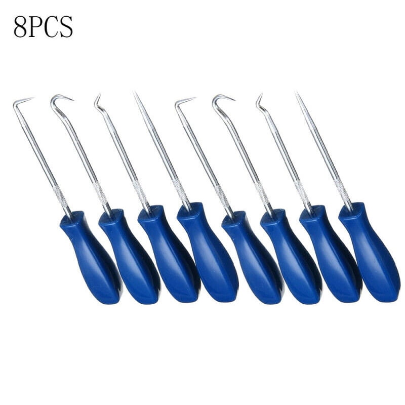 8pcs Set Car Pick & Hook O Ring Oil Seal Gasket Puller Remover Craft