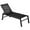 Black, variant on Outsunny Patio Chaise Lounge Chair with 5-Position Backrest, Black
