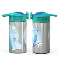 thumbnail image 5 of Zak Designs 15.5 oz Disney's Frozen Kids Water Bottle Stainless Steel with Push-Button Spout and Locking Cover, Elsa & Olaf, 5 of 6