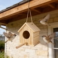thumbnail image 4 of Fareti Parakeet Nest Box Bird Nesting House Parrot Breeding Mating Box for Lovebirds Cockatiel Budgie Finch Parrotlets, 4 of 4