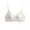White, variant on Summer Ultra-Thin Ice Silk Bra for Women Seamless Wireless Push Up Everyday Bra Breathable Full Coverage Cool Bra