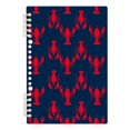 thumbnail image 7 of FORMRS 1-Subject Spiral Notebook 8" x 5" College Ruled 60 Refillable Sheet A5 Hard Cover, Blue Lobster Pattern, 7 of 7