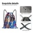 thumbnail image 4 of Goofa Monster High Print Drawstring Backpack Bag Sport Gym Sackpack Cinch Bags Drawstring Bags Draw String Sport Bag-Small, 4 of 6