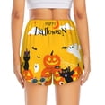 thumbnail image 2 of Lsque Happy Halloween1 Printed Women's Running Shorts with Liner Pockets,Elastic Quick Dry Workout Athletic Gym Yoga Shorts,Womens High Waist Shorts-X-Large, 2 of 9