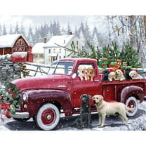 Christmas Delivery 200-Piece Jigsaw Puzzle Large Lettered Pieces 15”x19”