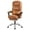 Brown, variant on Executive Office Chair with Foot Rest - Big and Tall, Ergonomic, Reclining High Back Leather Chair with Lumbar Support, 400LBS (Black)