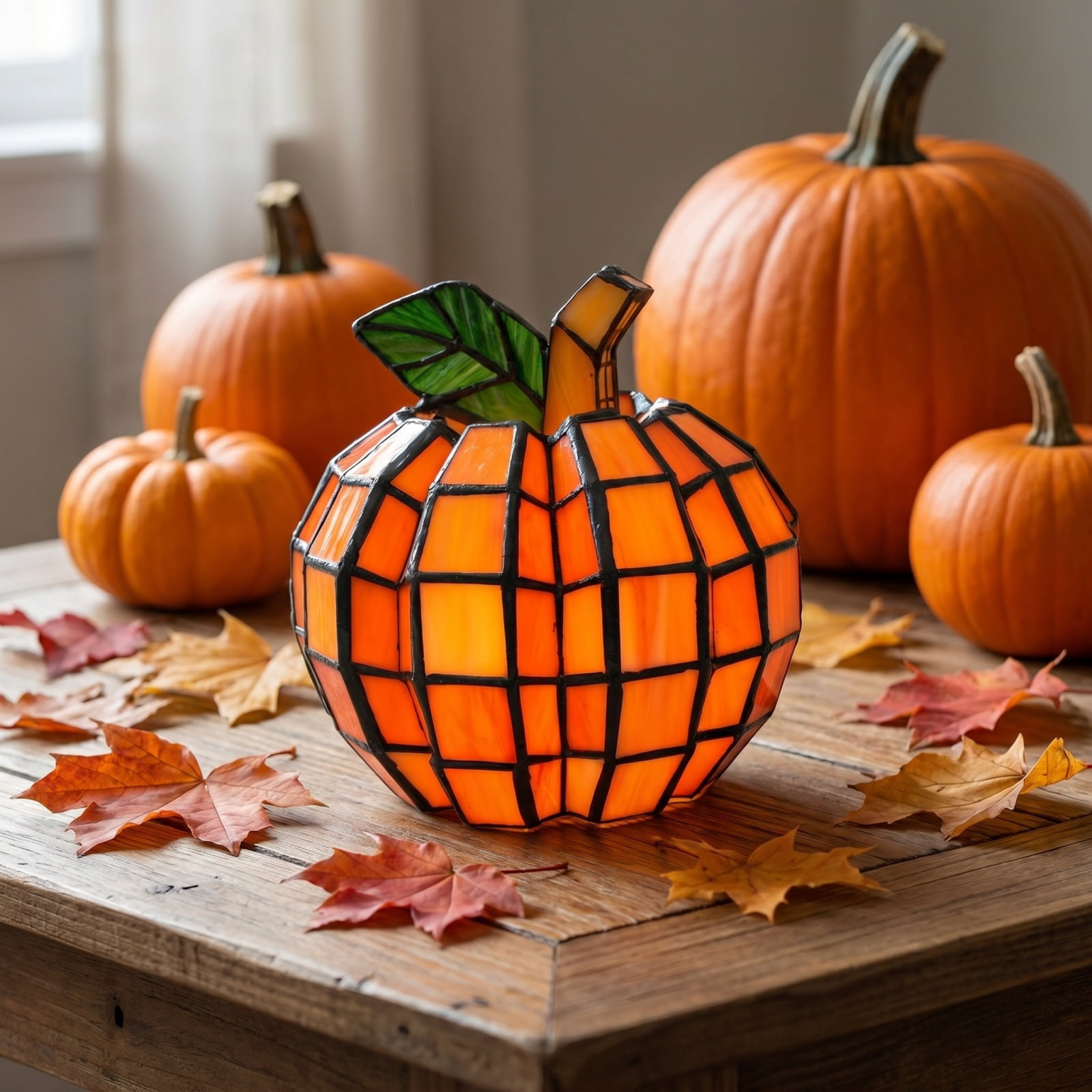 Meyda Tiffany 68100 Halloween Pumpkin 8.5