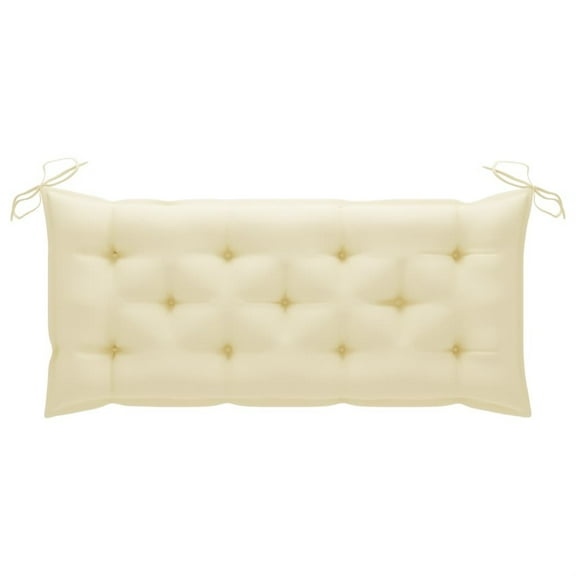 Casafoyer Garden Bench Cushion Cream White 47.2"x19.7"x2.8" Fabric