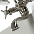 thumbnail image 3 of Kingston Brass Ks247 Essex Deck Mounted Clawfoot Tub Filler - Nickel, 3 of 7