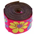 thumbnail image 2 of MasteelfCA Flower Jacquard Ribbon?Floral Embroidered Woven Trim Embroidery Craft Supplies, 2 of 7