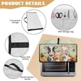 thumbnail image 6 of Renewold Toaster Oven Protective Cover Polyester Countertop Appliance Cover for Countertop Convection Oven Air Fryer Kitchen Accessories, 20.5 x 16.5 x 10 Inches, Cute Cow Sunflower, 6 of 7