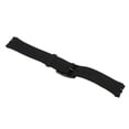 thumbnail image 4 of Correa de caucho de silicona suave impermeable de liberación rápida Sunnimix 16 mm Negro Banda de reloj deportivo de silicona, 4 of 7