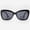 Black, variant on Bifocal Sunglasses for Women - Reader Sunglasses with Bifocals - Butterfly Cat Eye Reading Sun Glasses with Built In Readers - Carpi by VITENZI in Black 2.25