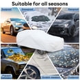 thumbnail image 6 of Pecham SUV Car Cover Waterproof with Side Door Zipper All Weather Upgraded UV Protective Vehicle Cover-201*79*73 inch, 6 of 6