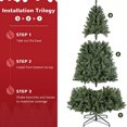thumbnail image 5 of 4.5/6/7.5ft Artificial Christmas Tree Premium Xmas Fall Tree Fir Spruce 400/700/1346 Tips Party Home Decoration, 5 of 8