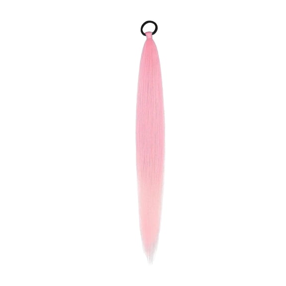 1 Pack Ponytail Extension with Tie - 26 Inch Colored Ponytail for Women Girls, Clip-In Hair Extension, Festival Halloween Hair Accessory, Soft & Skin-Friendly, Birth gifts for people with cancer