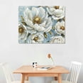 thumbnail image 2 of Nawypu  Peony Flowers Painting Wall Art: White Blossom Artwork Floral Canvas Picture for Bedroom&nbsp;, 2 of 6
