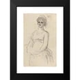 thumbnail image 2 of Honoré Daumier 13x18 Black Modern Framed Museum Art Print Titled - Woman with Veil, 2 of 5