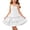 White, variant on ITSAME Girls Slip Dresses Tiered Ruffle A-Line Sleeveless Summer Casual Tunic Dress Pink Size 11