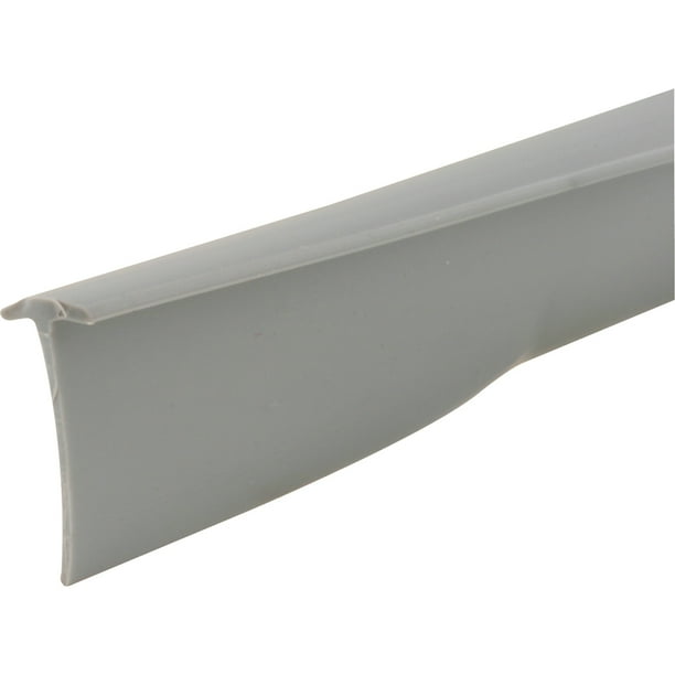 PrimeLine 9/16 in. x 37 in. Gray Vinyl Storm Door Bottom Sweep