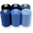 thumbnail image 1 of Sewing Thread - 24 Spools of Polyester Thread for Sewing Machine for Beginners, Hand Stitching & Quilting - 1000 yds Each in 22 Colors + Bonus Black & White, 1 of 7