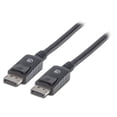 thumbnail image 1 of Cable de Video DisplayPort Manhattan 307093 Blindado Negro 3m, 1 of 2