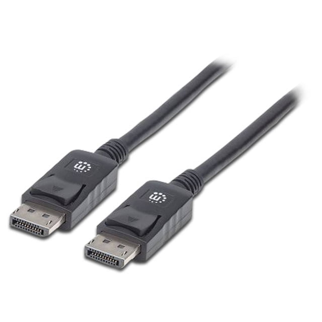 Cable de Video DisplayPort Manhattan 307093 Blindado Negro 3m