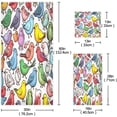 thumbnail image 3 of Colorful Birds Towels 3 Pack Bath Towels for Bathroom Set Soft Cotton Highly Absorbent Lightweight & Quickdry Towel Set 1 Bath Towel,1 Hand Towel,1 Washclothe Wash cloth, 3 of 6